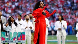 'Lift Every Voice and Sing' Performed by Sheryl Lee Ralph at Super Bowl LVII