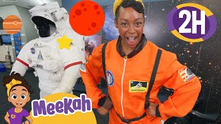 Programming & Slime Making at the Space Center | 2 HR OF MEEKAH! | Educational Videos for Kids