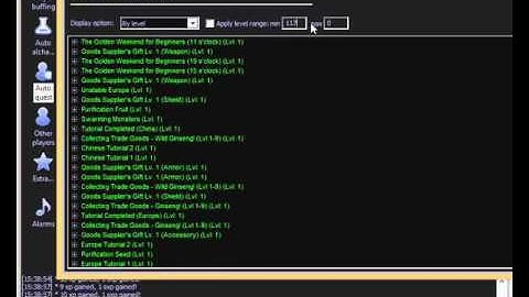 شرح quest level Silkroad Online SBOT