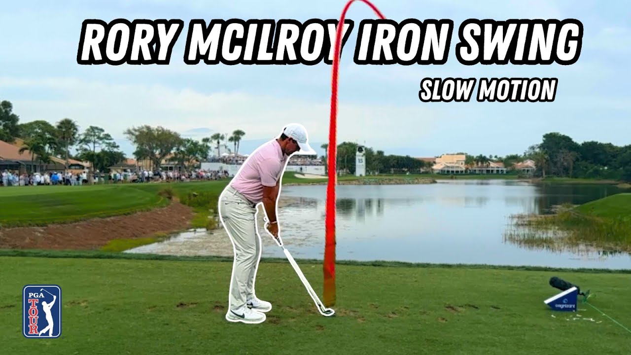 Rory McIlroy Iron Swing In Slow Motion | 2024 - YouTube