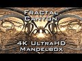 4K Fractal Canyon - Mandelbulb 3D fractal UltraHD 2160p