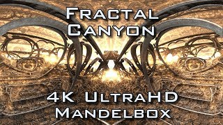 4K Fractal Canyon - Mandelbulb 3D fractal UltraHD 2160p