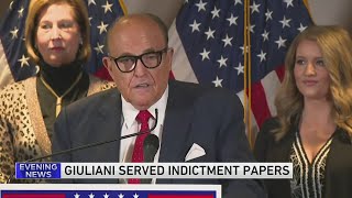 Giuliani becomes final defendant served indictment among 18 accused in Arizona fake electors case