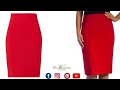 How to Cut a Pencil Skirt without a Pattern. Easy Detailed Instructions.