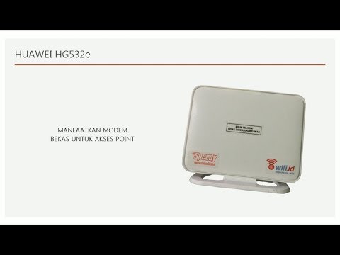 Merubah Modem adsl Huawei HG532e Menjadi Access Point - YouTube