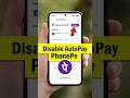 How to disable auto pay in phonepe | phonepe autopay kaise band kare | Stop Auto Debit