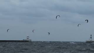 Happiness is swimming! Kitesurfing! Sweden! #beach #kitesurfing #nature #ocean #swimming #waves
