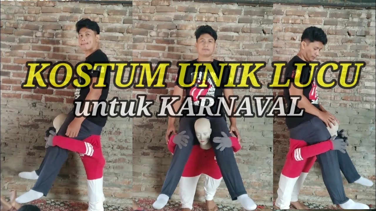 CARA MEMBUAT KOSTUM UNIK DAN LUCU UNTUK KARNAVAL @irwana23