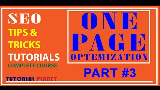 GIVE YOUR SEO BOOST TITLE,TAGS,META DICRIPTIONS-part #3 SEO TUTORIALS2016