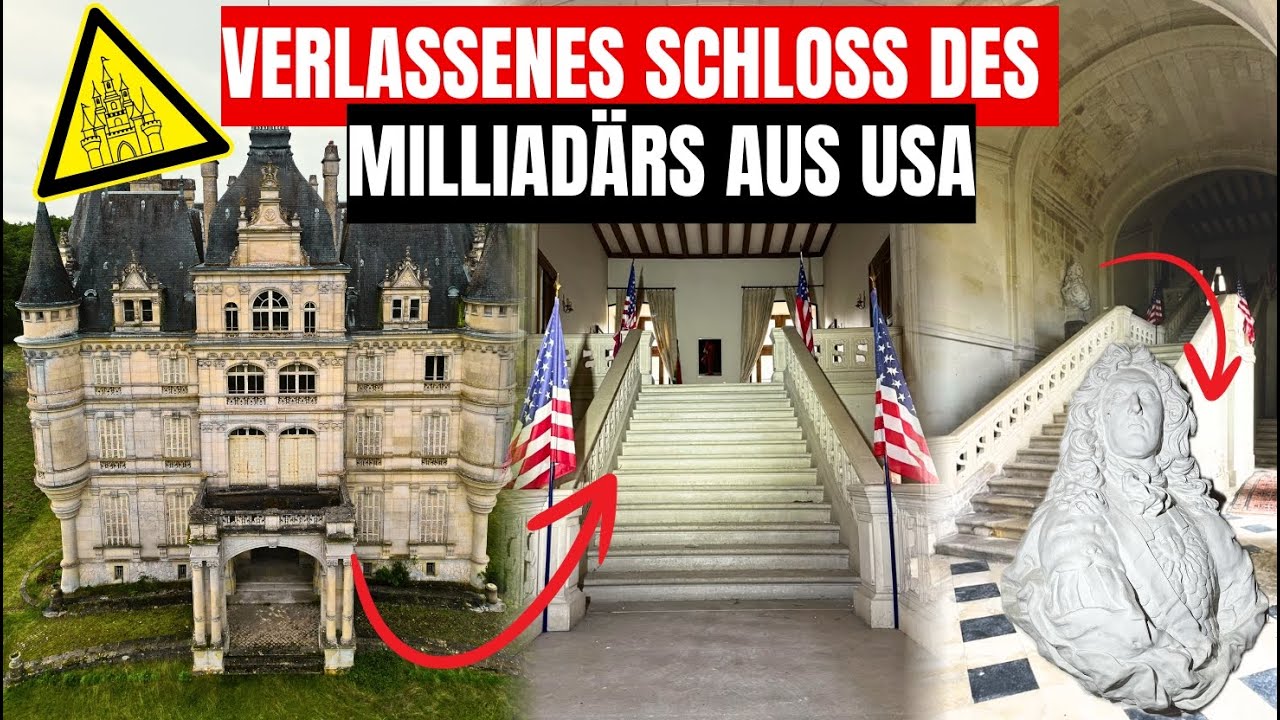 LOSTPLACE // HISTORISCHER FUND! VERLASSENES 15 MIO€ SCHLOSS🏰 einer MILLIADÄRS-FAMILLIE aus den USA🇺🇸