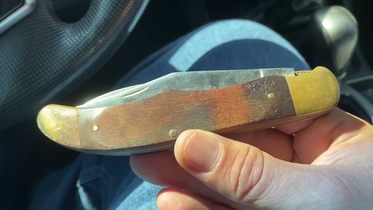 Imperial Frontier Large Folding Hunter Thrift Store Find part I