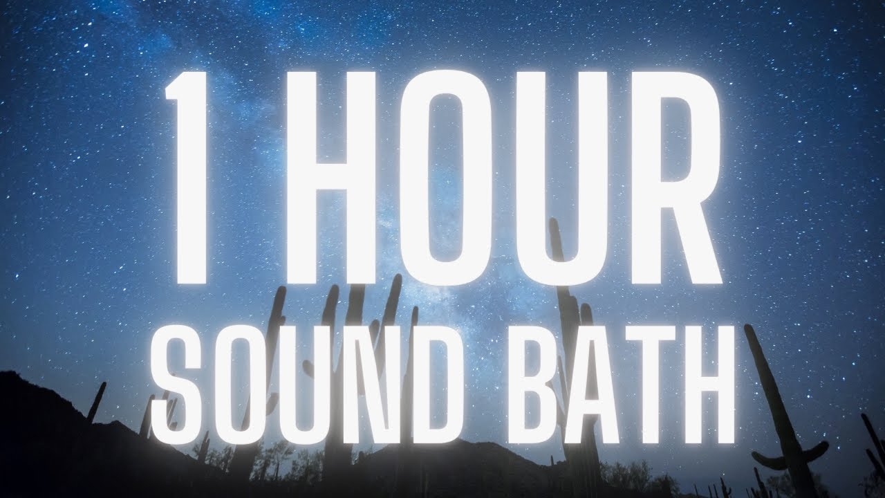 1 Hour Sound Bath (No Talking) | Crystal Singing Bowls | Relaxation ...