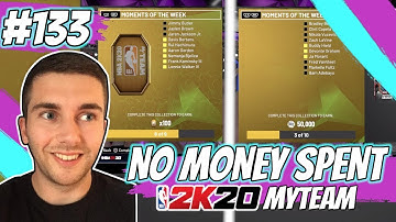 NBA 2K20 MYTEAM IS IT WORTH LOCKING IN COLLECTIONS FOR TOKENS OR MT?? | NO MONEY SPENT EPISODE #133