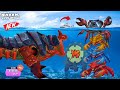 GIANT LEVIATHAN SHARK VS ALL GIANT CRAB BOSS BIG SHARK 