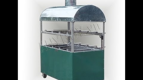 Lò quay vịt nướng 2 tầng 10 xiên