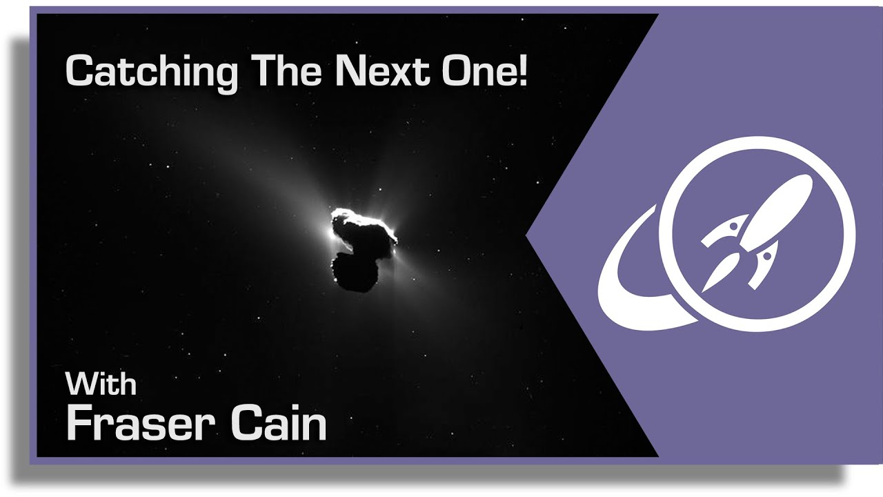 universe background Catching The Next Interstellar Asteroid Or Comet. ESA's Comet Interceptor Mission