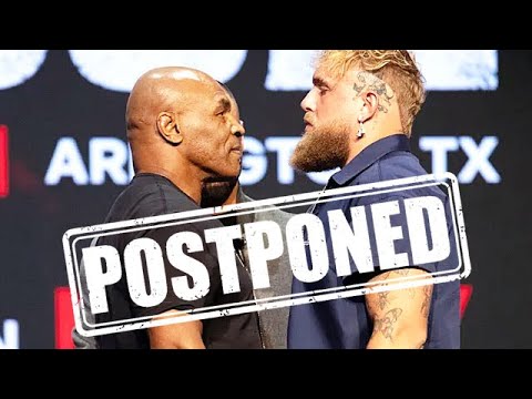 Mike Tyson vs. Jake Paul fight postponed after ulcer flare-up