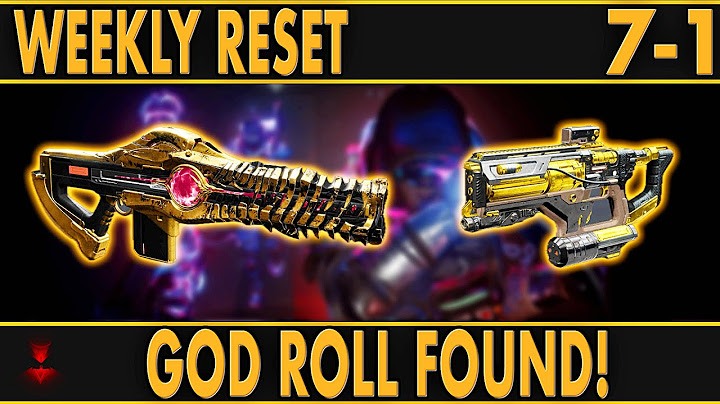 Destiny 2 Weekly Reset: July 1st - God Roll Madness!