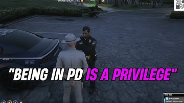 Baas On PD Being Held To A Higher Standard | Nopixel RP | GTA V