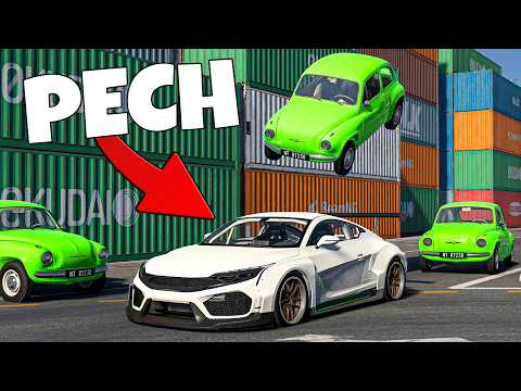 ❄️ I HAD THE WORST LUCK WITH THE ZOMBIE!? | BeamNG Drive |