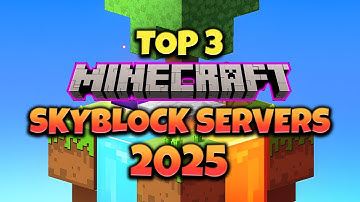 Top 3 Minecraft SkyBlock Servers You NEED To Play in 2025 (Java & Bedrock)