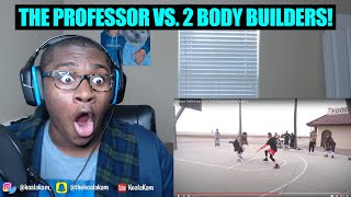 Professor FORCED into 1v1 vs Trash Talking Ripped Body Builders | Reaction! 😂