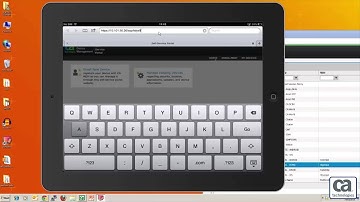 CA Mobile Device Management: Provisioning iOS Devices