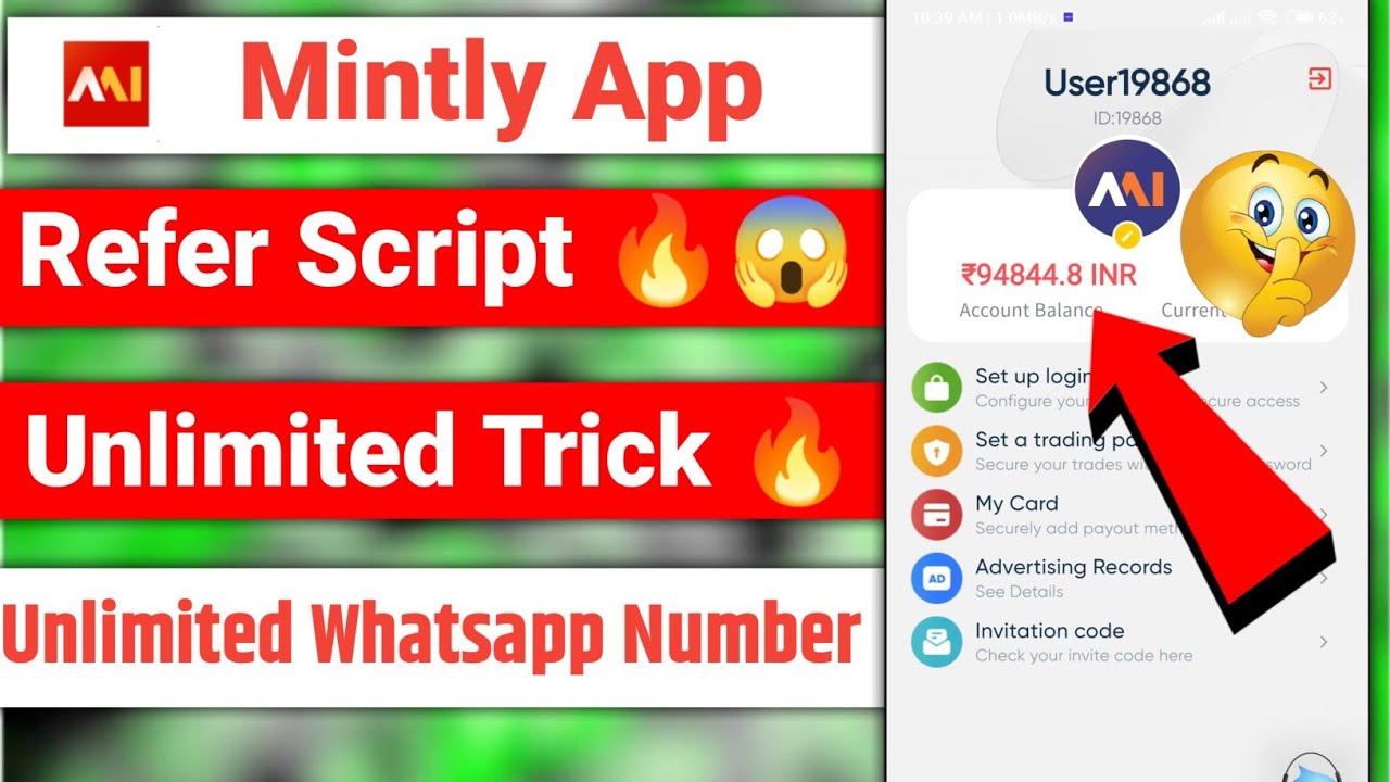 Mintly App Unlimited Trick | Athena Jaisa Dusra App | Mintly App WhatsApp Unlimited Number Trick