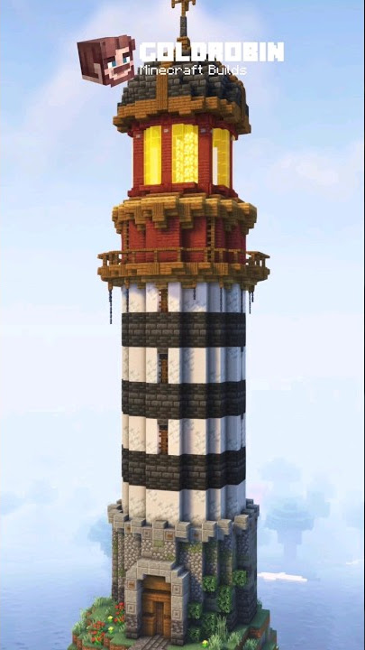 Minecraft Lighthouse 💡 #shorts #minecraft