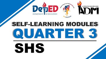 Quarter 3 - SHS (SLM) Self-Learning Modules