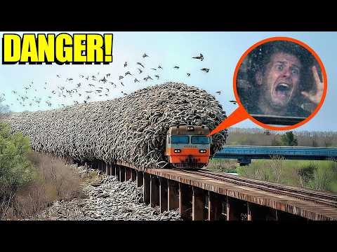 If you see THIS around a TRAIN, CALL for help FAST! (it’s not SAFE!)