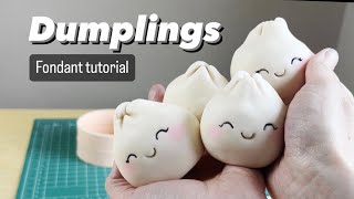 How to make Fondant Dumplings and a Steamer Basket TUTORIAL