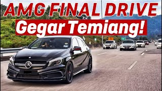 BIKIN HAVOC DEKAT TEMIANG!! AMG FINAL DRIVE C63, CLA45S, C43, A45 & MANY MORE!!