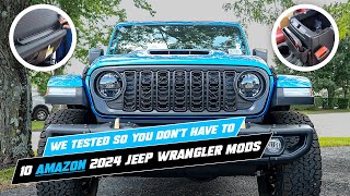 Testing 10 AMAZON Mods on the 2024 Jeep Wrangler!