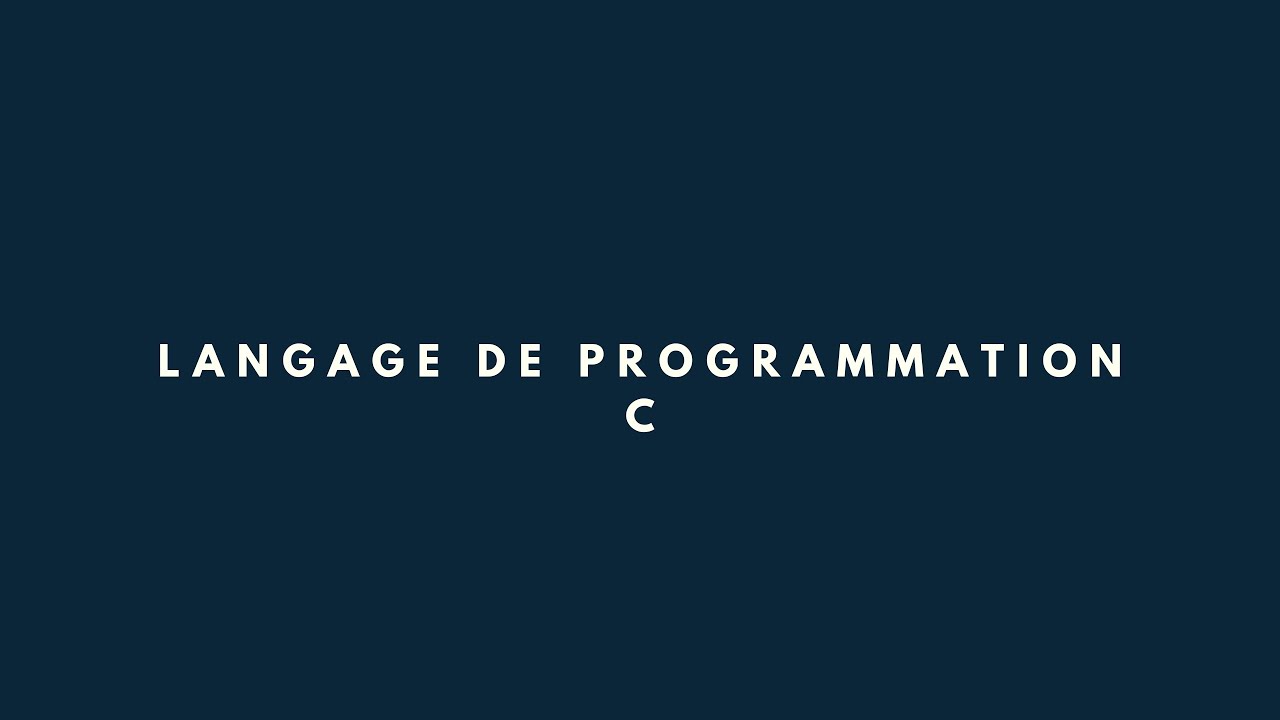 Langage C : comment récupérer et afficher une valeur ? - YouTube