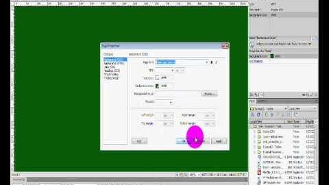 Dreamweaver - Creating Tables