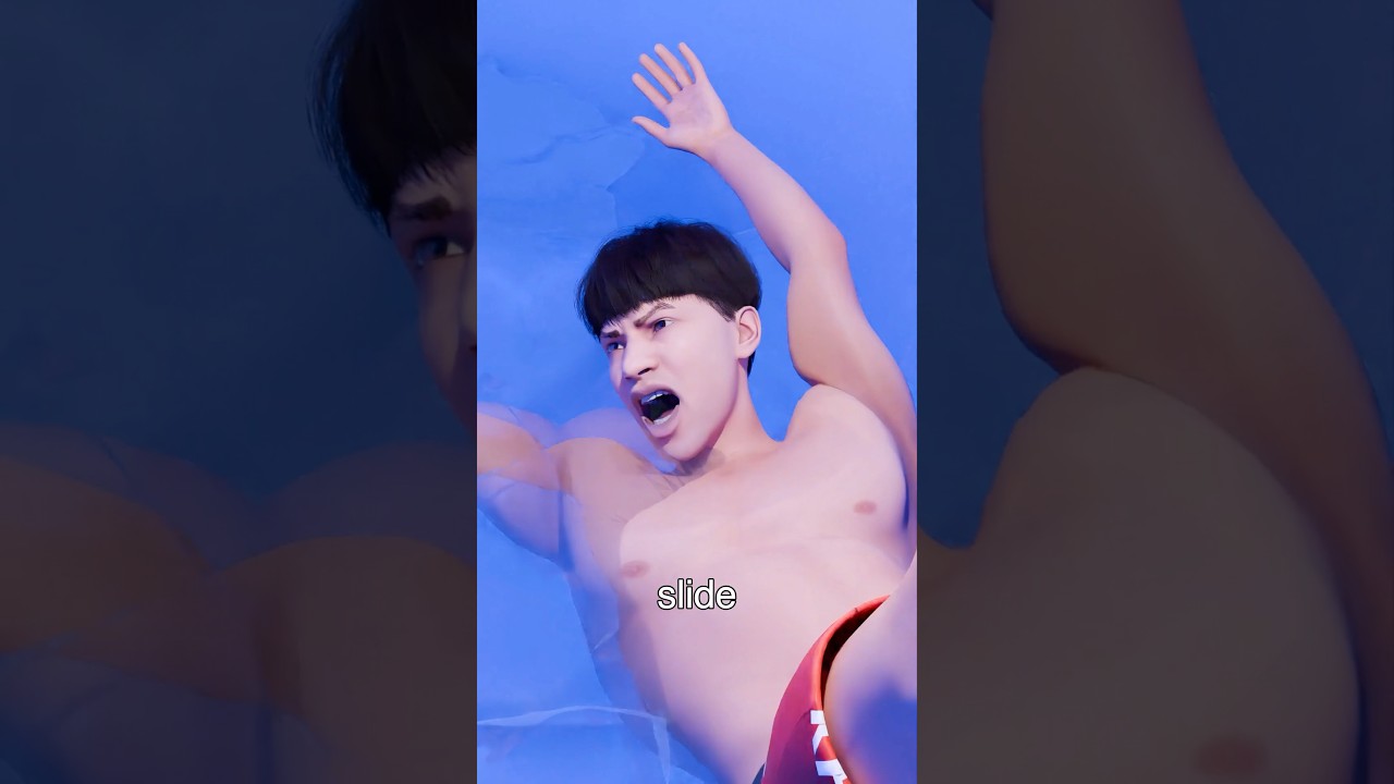Stuck in a Water Slide 😨