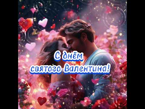 С днём святого Валентина. Я люблю тебя!