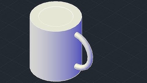 3D Tea Cup - AutoCad 2013/2014 (Basic)