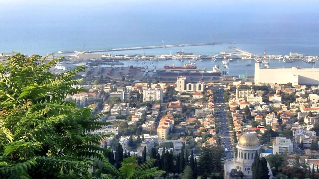 City map Haifa Israel