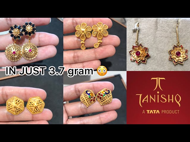 Mia by Tanishq 14k (585) Yellow Gold, Diamond and Diamond Drop Earrings for  Women : Amazon.in: Fashion