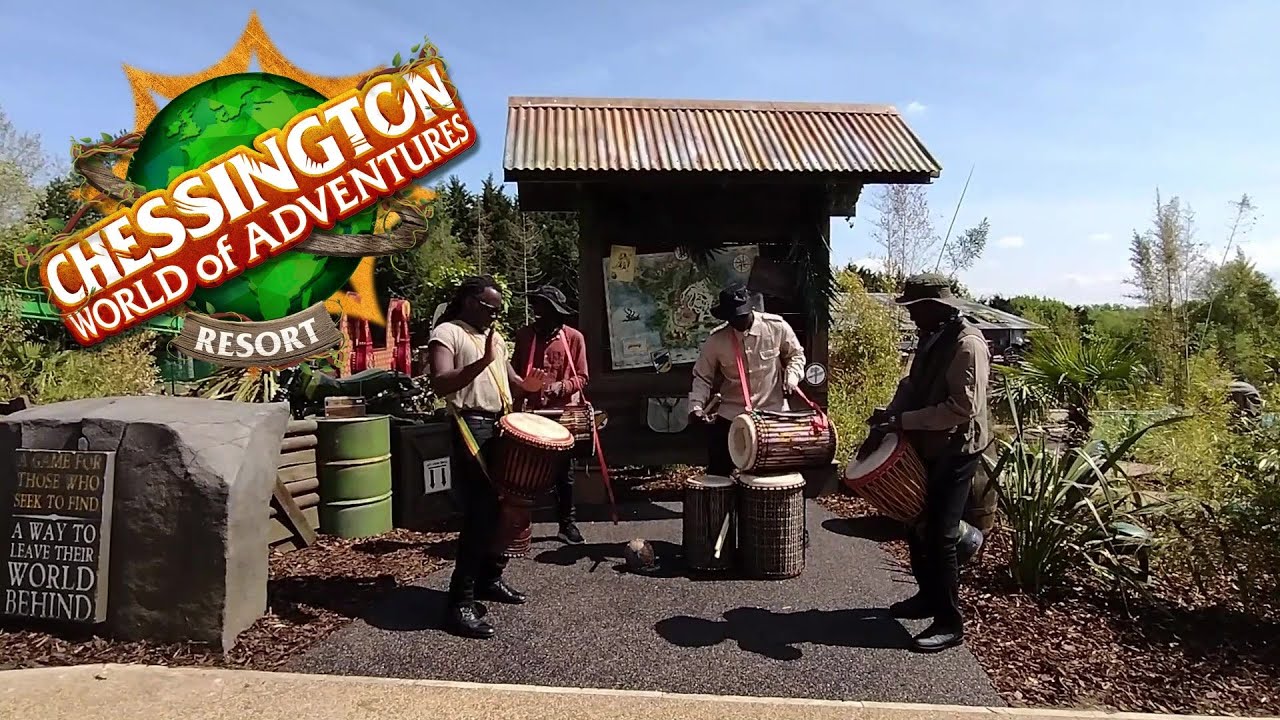 World of Jumanji Drummers Passholder Preview Day 2023 at Chessington