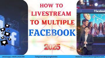 How to Livestream to Multiple Facebook Accounts 2025 | Easy Auto Streaming Solution!