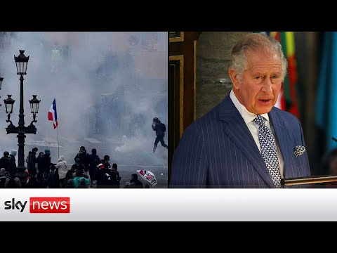 BREAKING: King and Queen Consort's state visit to France postponed following violent protests.