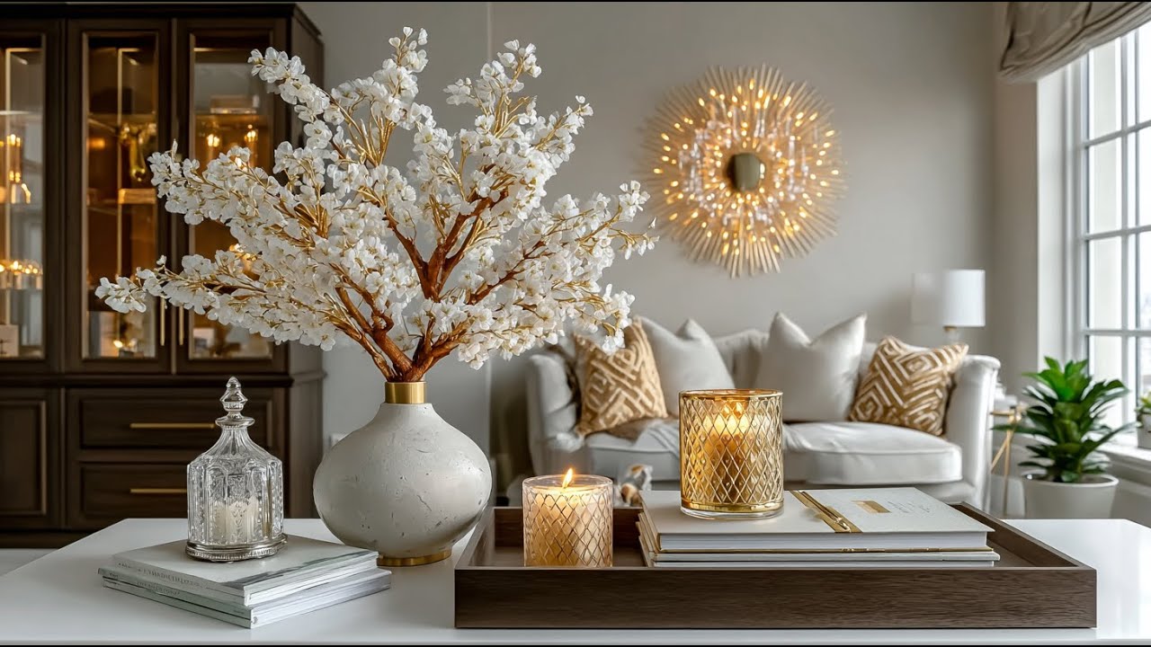 2026: Прекрасный декор для небольших помещений после Рождества | Роскошные, элегантные и уютные и...