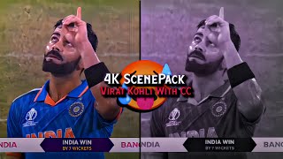 Virat Kohli 4K Scenepack With HD CC 🥵 | #viral #viratkohli #hyperfam #cricket #videos