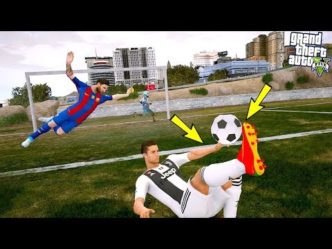 RONALDO VE MESSİ HALI SAHA MAÇI YAPIYOR! - GTA 5 FUTBOL MODU