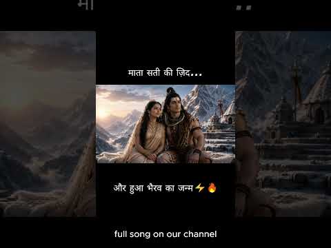 वीरभद्र का जन्म हुआ माता सती की इस वजह से 🔥 #bhairav #bhaktimusic #mahadev #harharmahadev