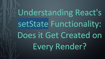 Understanding React