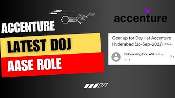 Accenture Latest DOJ Update for AASE | Advanced ASE Joining/Onboarding Update